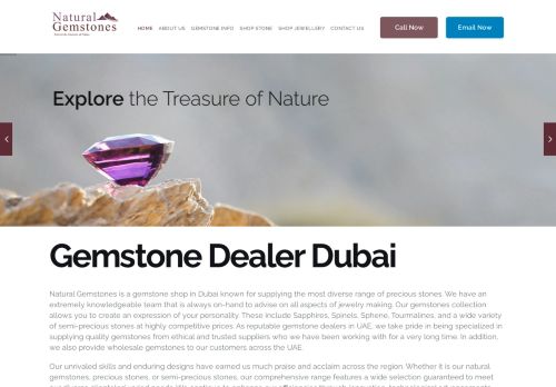 لقطة شاشة لموقع Natural Gemstones Dubai
بتاريخ 30/03/2021
بواسطة دليل مواقع الدليل السهل