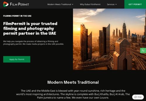لقطة شاشة لموقع Dubai film permit
بتاريخ 19/07/2021
بواسطة دليل مواقع الدليل السهل