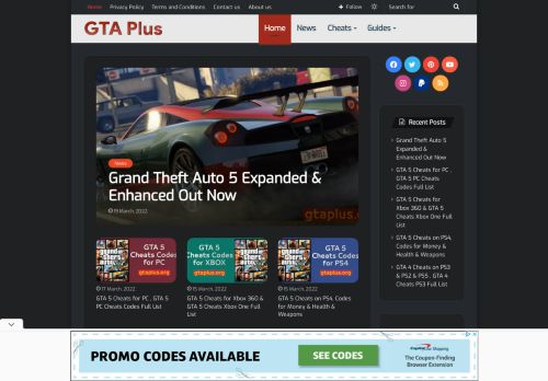 لقطة شاشة لموقع GTA Plus
بتاريخ 21/03/2022
بواسطة دليل مواقع الدليل السهل