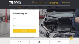 لقطة شاشة لموقع مستر كارز لصيانة السيارات Mr Cars
بتاريخ 21/09/2019
بواسطة دليل مواقع الدليل السهل