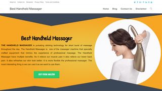 لقطة شاشة لموقع Best Handheld Massager
بتاريخ 21/09/2019
بواسطة دليل مواقع الدليل السهل