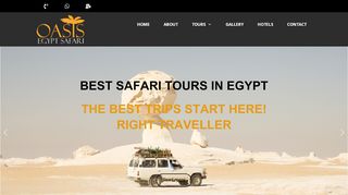 لقطة شاشة لموقع Oasis Egypt Safari
بتاريخ 21/09/2019
بواسطة دليل مواقع الدليل السهل