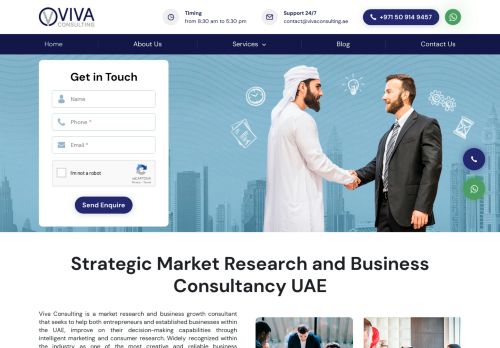 لقطة شاشة لموقع Viva Consulting للاستشارات التجارية
بتاريخ 30/09/2020
بواسطة دليل مواقع الدليل السهل