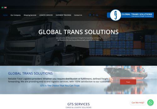 لقطة شاشة لموقع GLOBAL TRANS SOLUTIONS
بتاريخ 26/11/2020
بواسطة دليل مواقع الدليل السهل