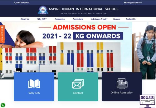 لقطة شاشة لموقع Top most Indian School in Kuwait -Aspire International school
بتاريخ 29/11/2020
بواسطة دليل مواقع الدليل السهل