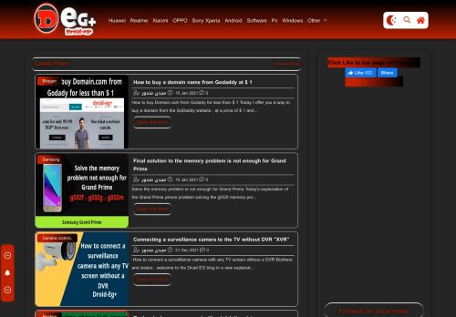 لقطة شاشة لموقع Droid-Eg+ | Learn software and phone repair
بتاريخ 19/01/2021
بواسطة دليل مواقع الدليل السهل